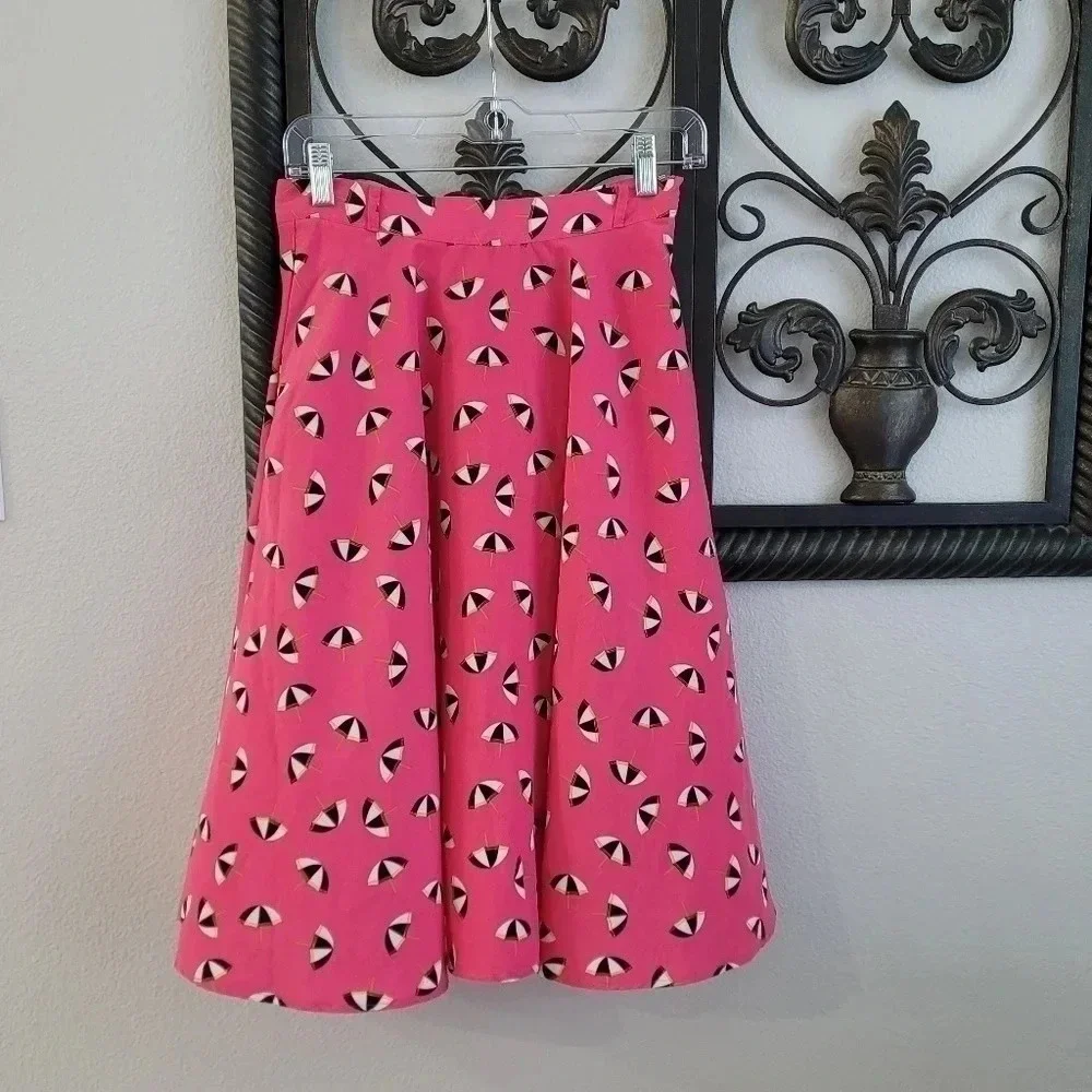 Modcloth A-Line Umbrella Midi Skirt